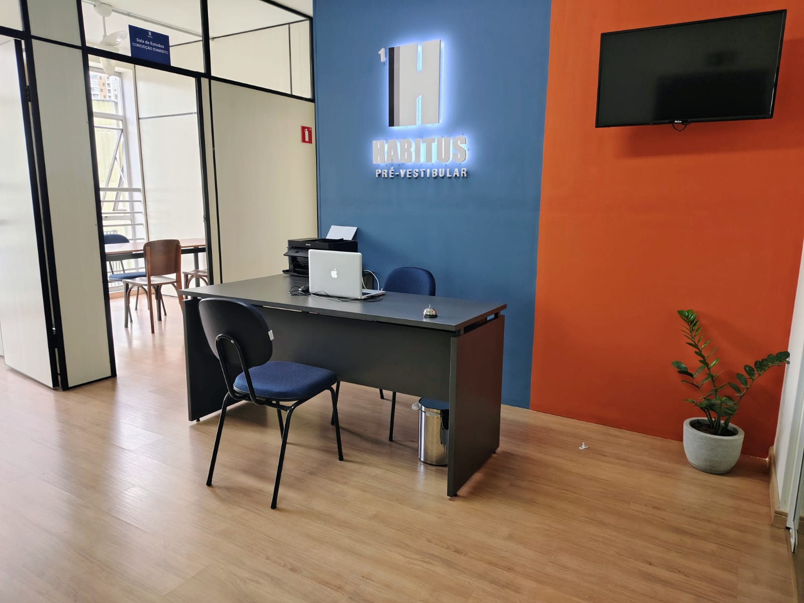 Recepção da escola Habitus